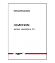 TERESA PROCACCINI Chanson op. 210 per flauto e pianoforte (2010)