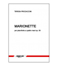 TERESA PROCACCINI Marionette op. 55 per pianoforte a quattro mani (1972)