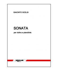 Sonata per violino e pianoforte - Giacinto Scelsi
