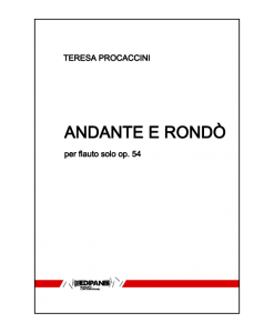 TERESA PROCACCINI Andante e Rondò op. 54 per flauto solo (1971)