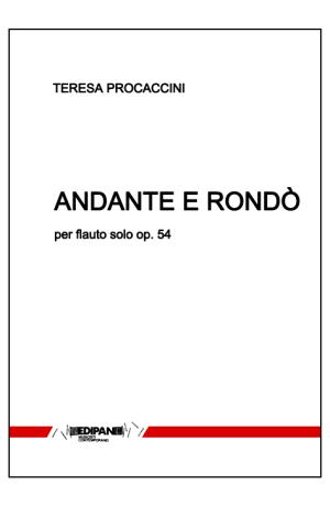 TERESA PROCACCINI Andante e Rondò op. 54 per flauto solo (1971)