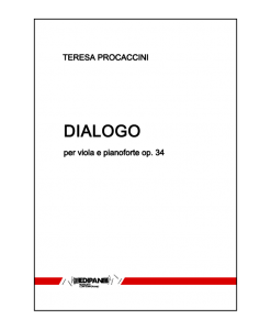 TERESA PROCACCINI Dialogo op. 34 per viola e pianoforte (1968)
