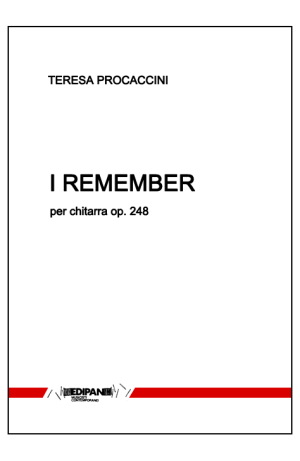 TERESA PROCACCINI - I Remember op. 248 per chitarra