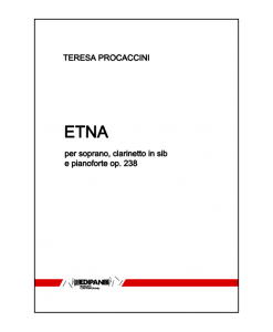 Etna op. 238 per soprano, clarinetto in sib e pianoforte